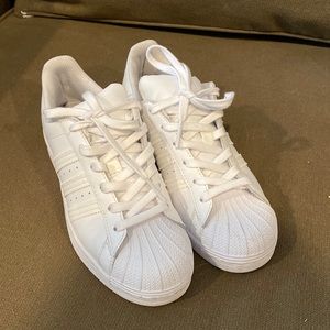 Adidas White Skater Sneakers